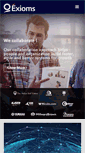 Mobile Screenshot of exioms.com